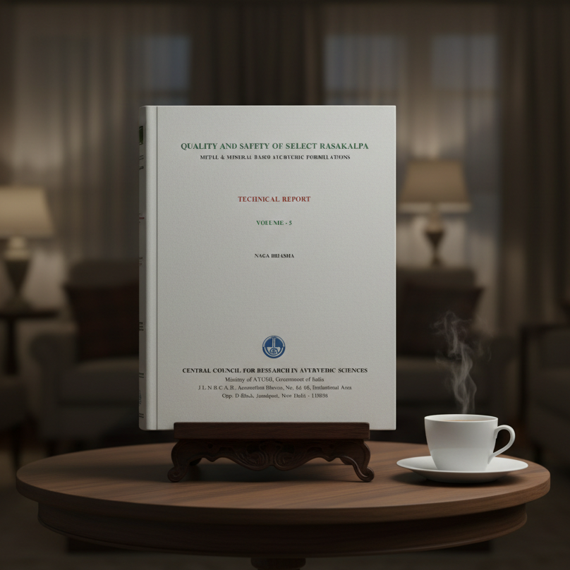 Quality and Safety of Select Rasakalpa -Metal & Mineral Based Ayurvedic Formulations (Naga Bhasma ) - Volume 5